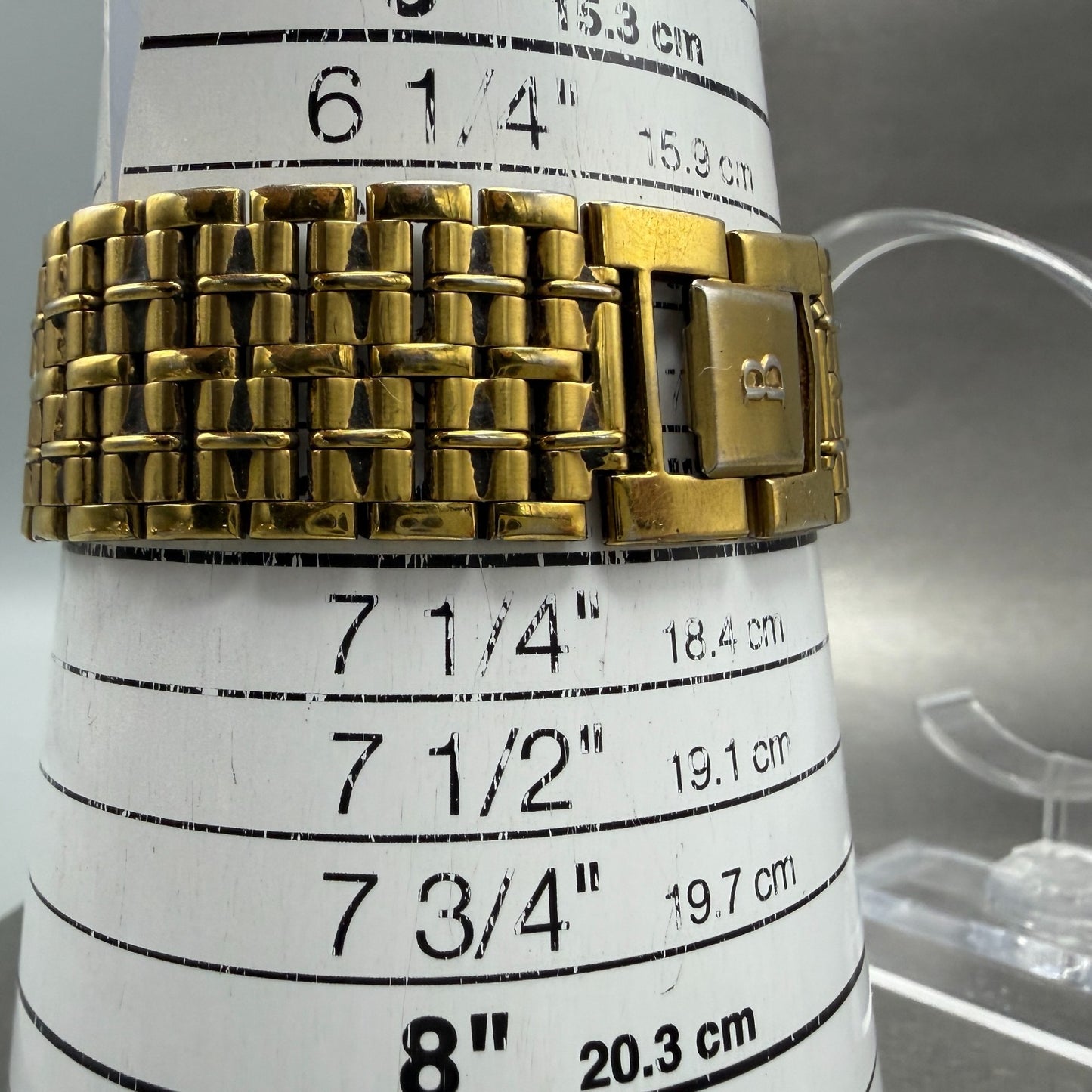 Bulova Tank Watch Men 24mm Black Dial Gold Tone Rectangle 97D11 New Battery VTG10
