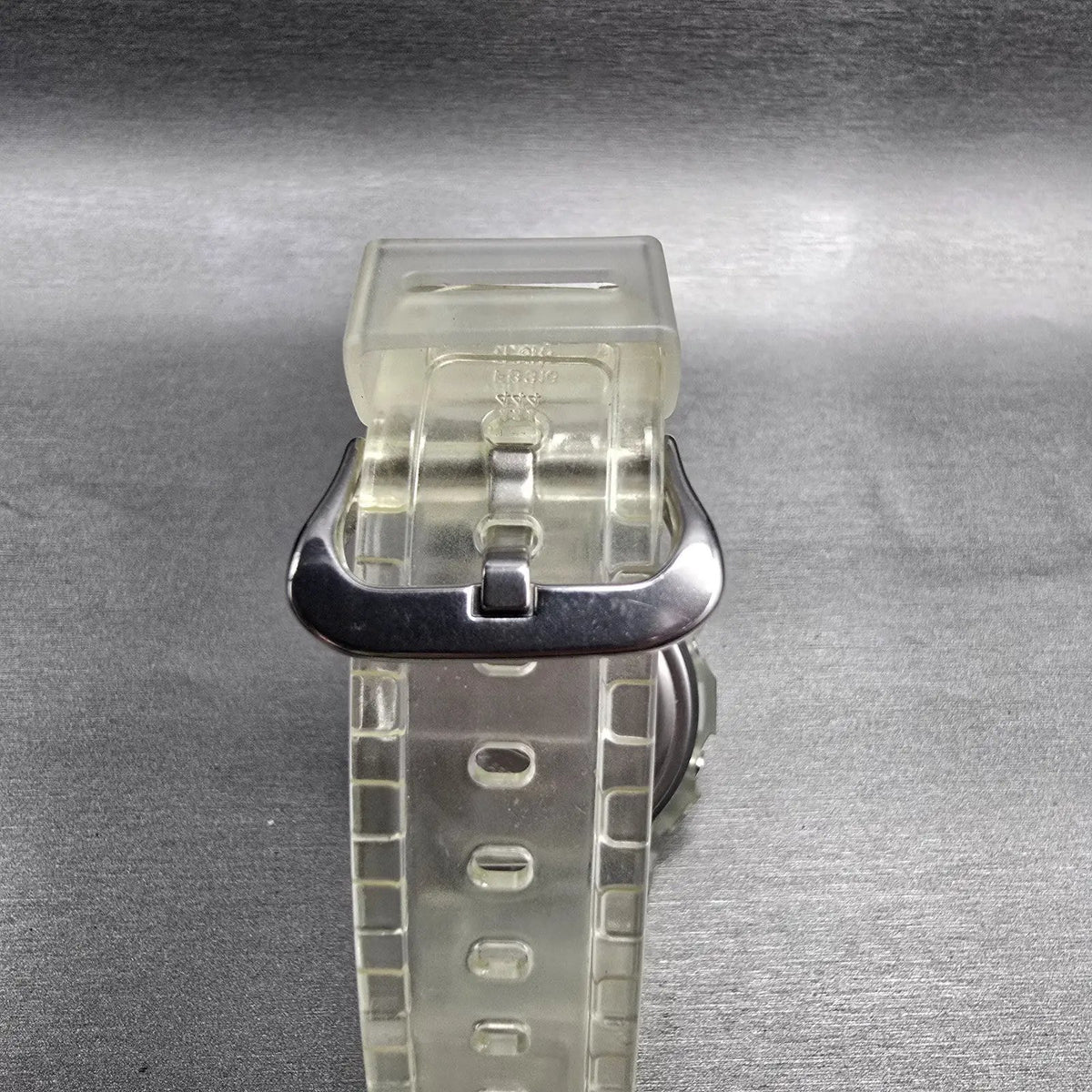 Casio G-Shock DW-5600SKE Watch Men 44mm Clear Case Chrono Alarm New Battery7