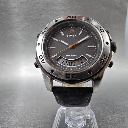 Timex Expedition Watch Men 41mm Gray Dial Silver Alarm Chronograph New Battery5