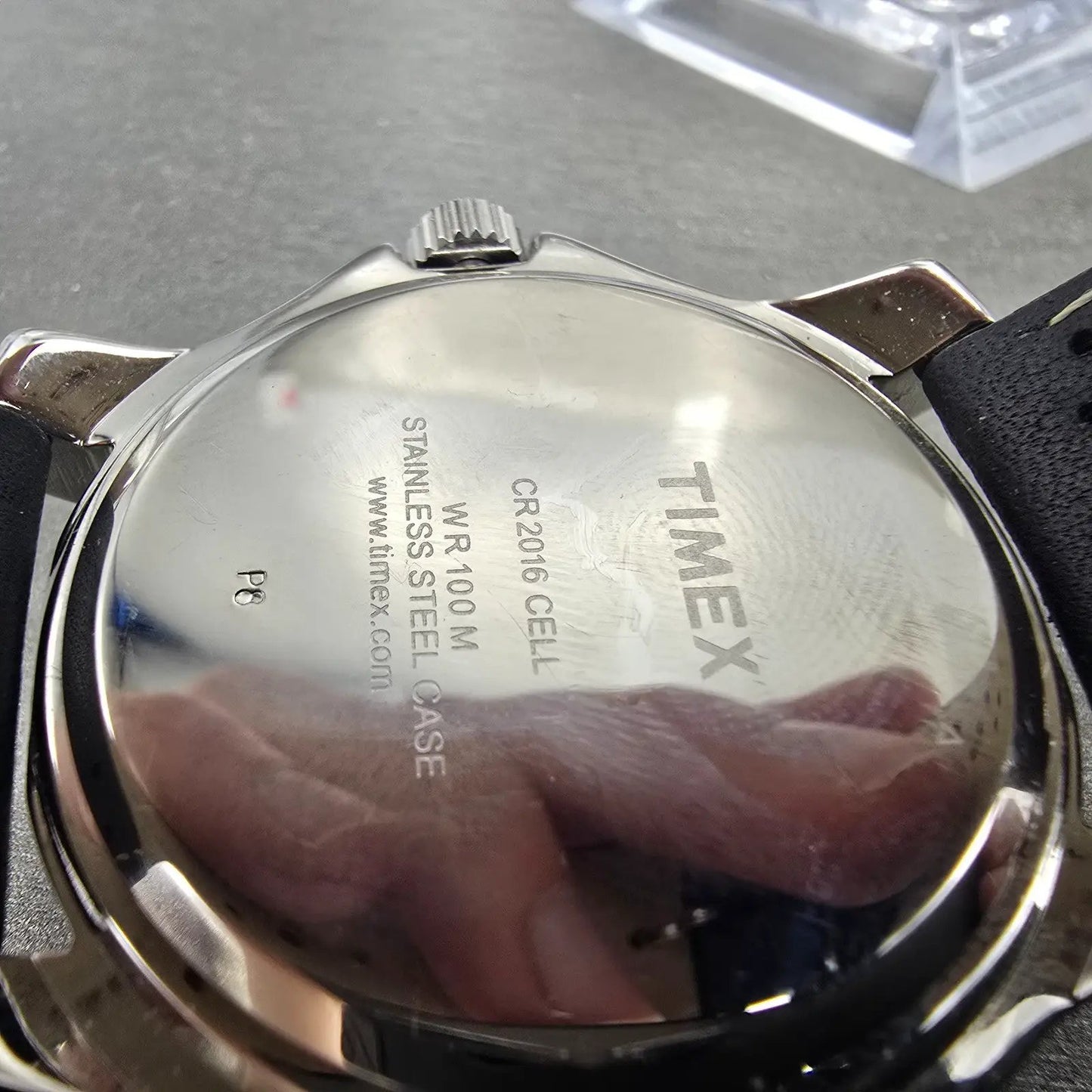Timex Perpetual Calendar Dive Watch Men 44mm Black Dial Steel T2J081 New Battery9