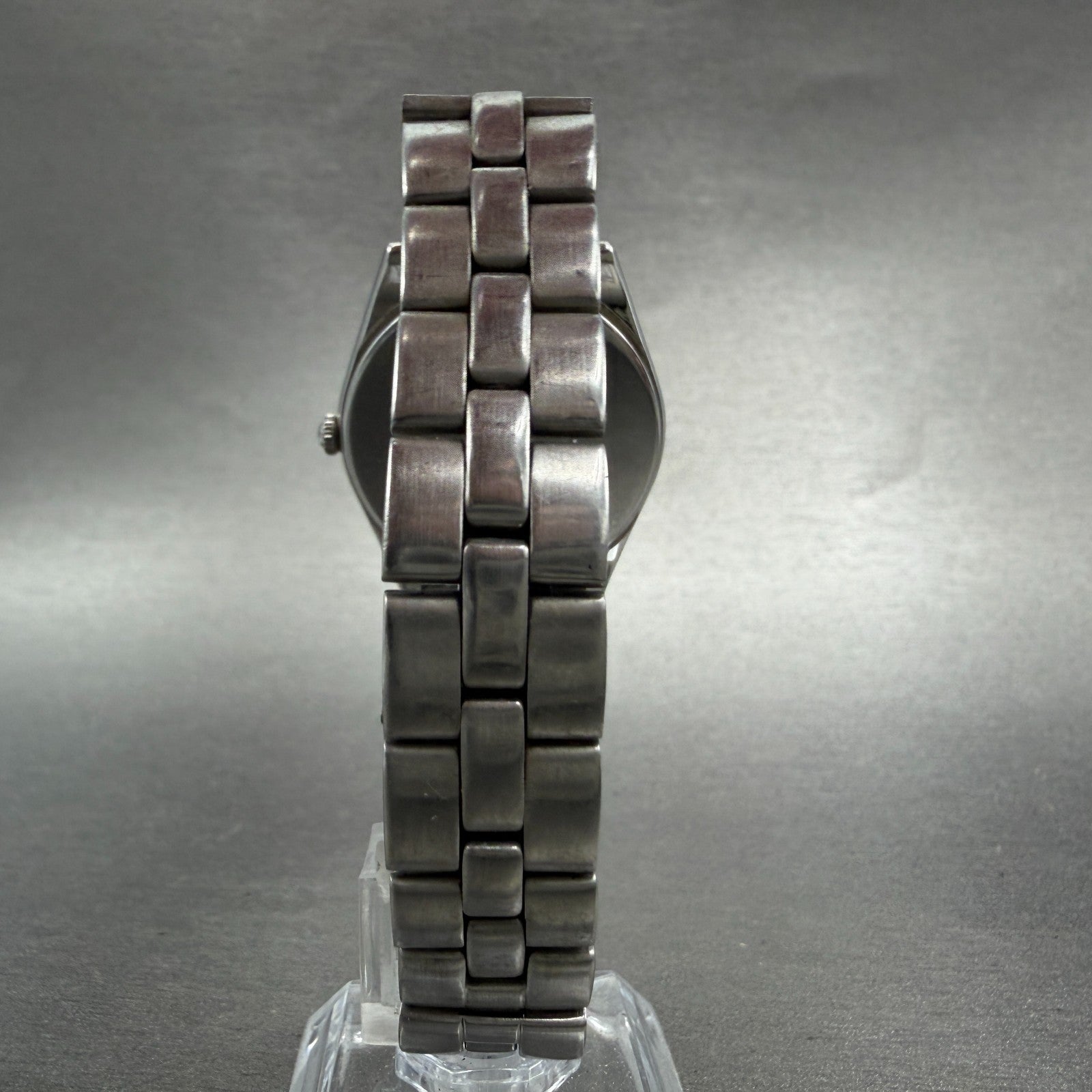 Seiko Lukia Watch Women 32mm Black Dial Silver Tone Daydate 5Y89-0A10 NewBattery7