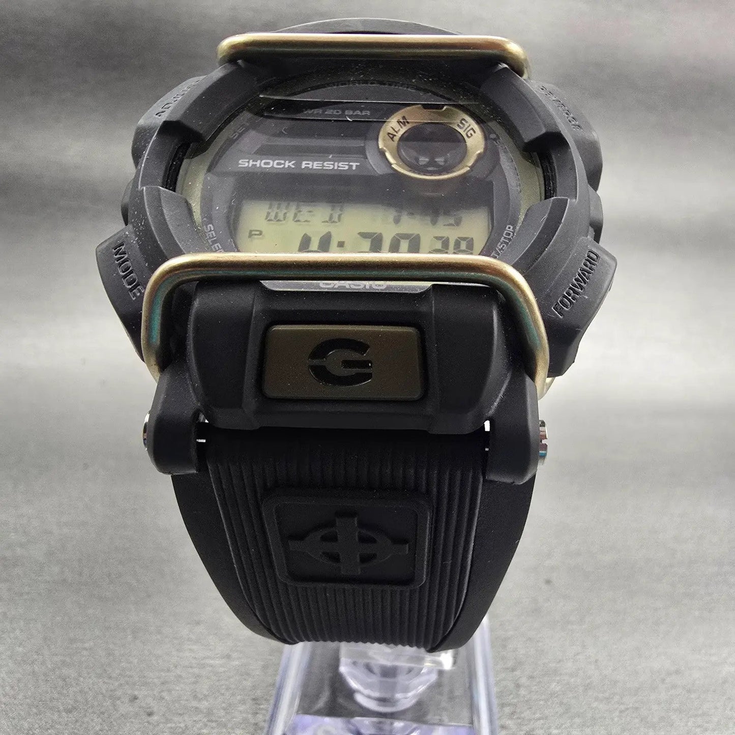 Casio G-Shock GD400 Watch Men 48mm Green Black Alarm Chronograph New Battery H5