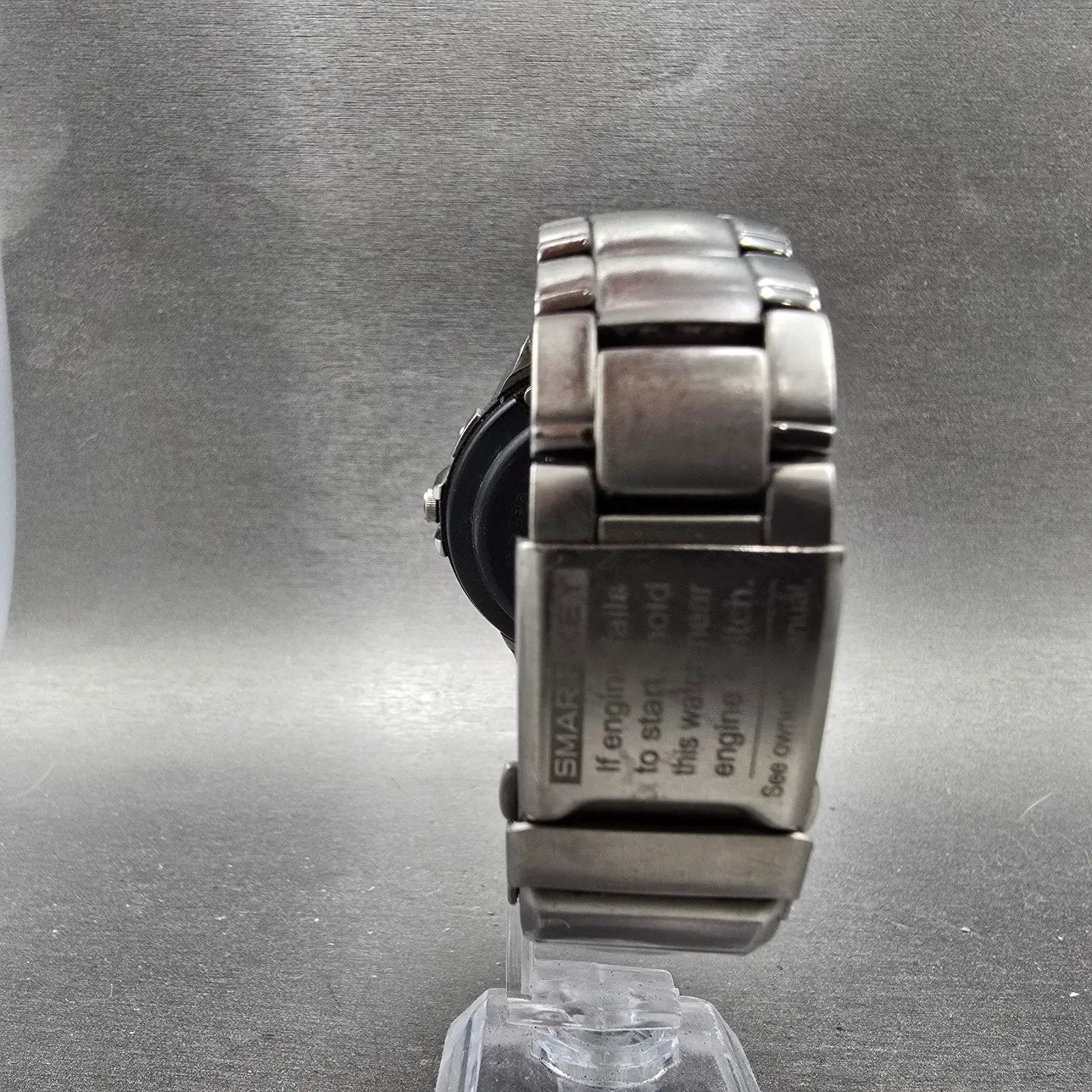 Citizen Toyota Watch Men 44mm Black Dial Titanium Solar Crown Smart Key Runs7