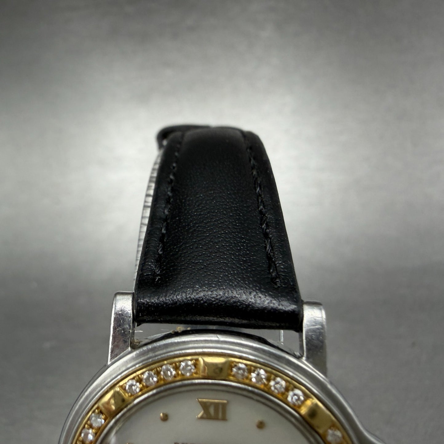 Raymond Weil Parsifal Watch Women 27mm Mop Dial Two Tone Date Diamonds New Batt4