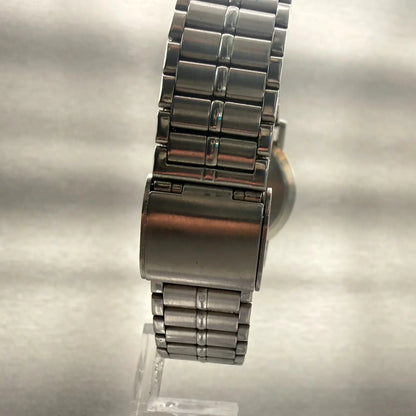 Seiko Chronos Watch Unisex 32mm Silver Dial Silver Date Round 7432-8000 New Batt7