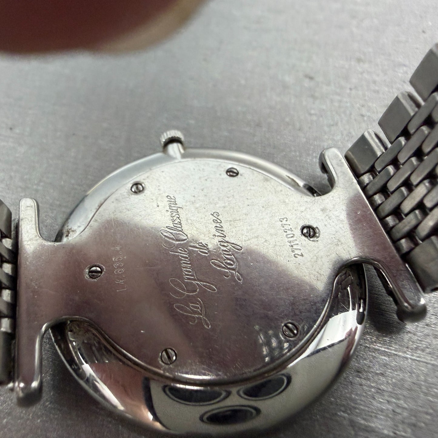 Longines La Grande Classique Watch Men 33m White Dial Steel Round L4.635.4 Works9