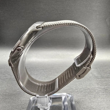 Skagen Melbye Watch Men 40mm Gray Dial Titanium Daydate Round SKW6007 New Batt6