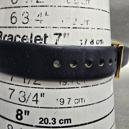 Marc Jacobs Baker Watch Women 28mm Blue Dial Rose Gold Small Seconds New Battery11