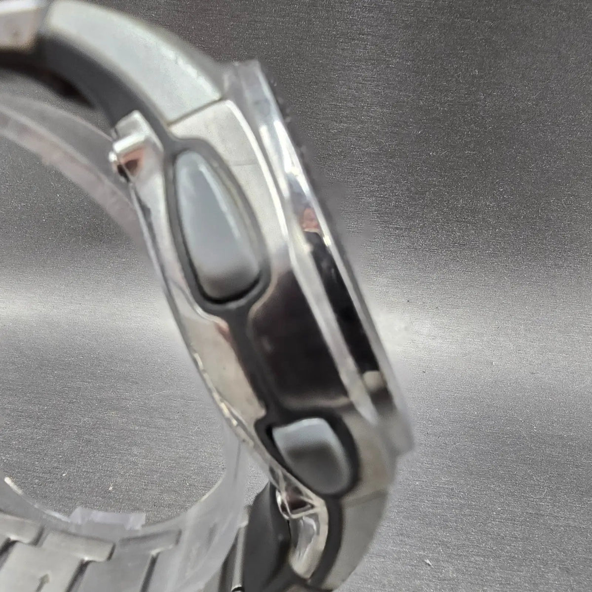 Casio WVA-400J Watch Men 42mm Blue Dial Silver Alarm Chrono Waveceptor PARTS4
