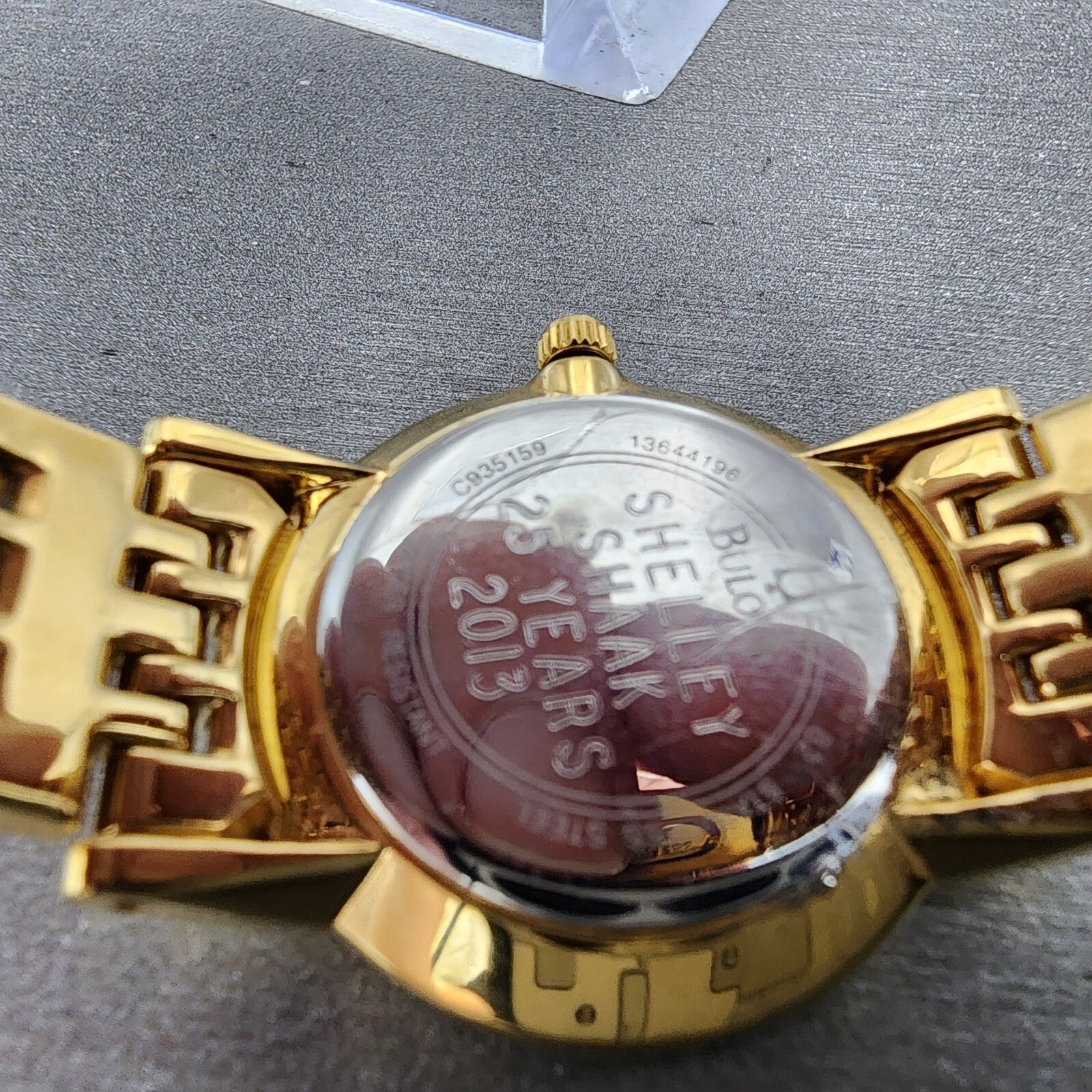 Bulova Watch Women 27mm Silver Dial Gold Tone Round 97L116 New Battery9