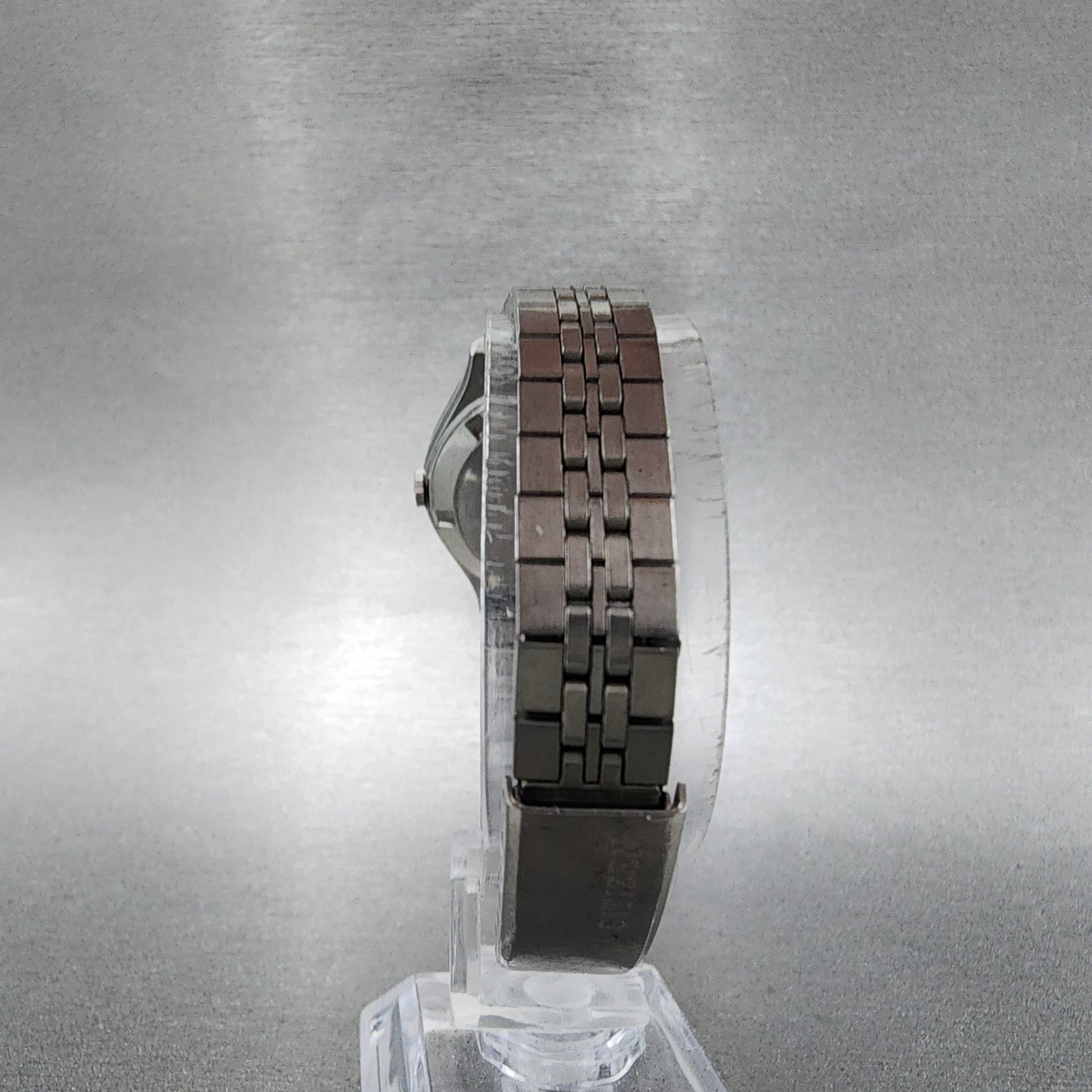 Seiko Watch Women 27mm Black Dial Silver Tone Daydate 2623016b New Battery7
