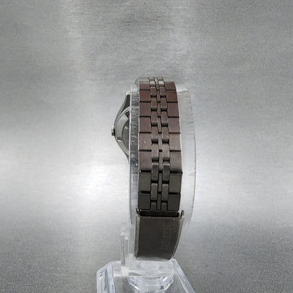 Seiko Watch Women 27mm Black Dial Silver Tone Daydate 2623016b New Battery7