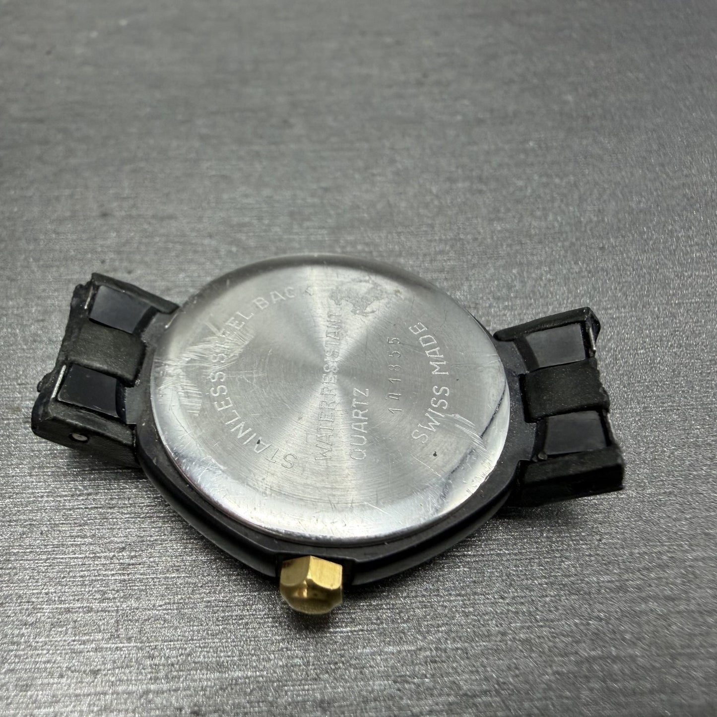 Ferrari Cartier Watch Women 26mm Red Dial Black Tone Date Round New battery8