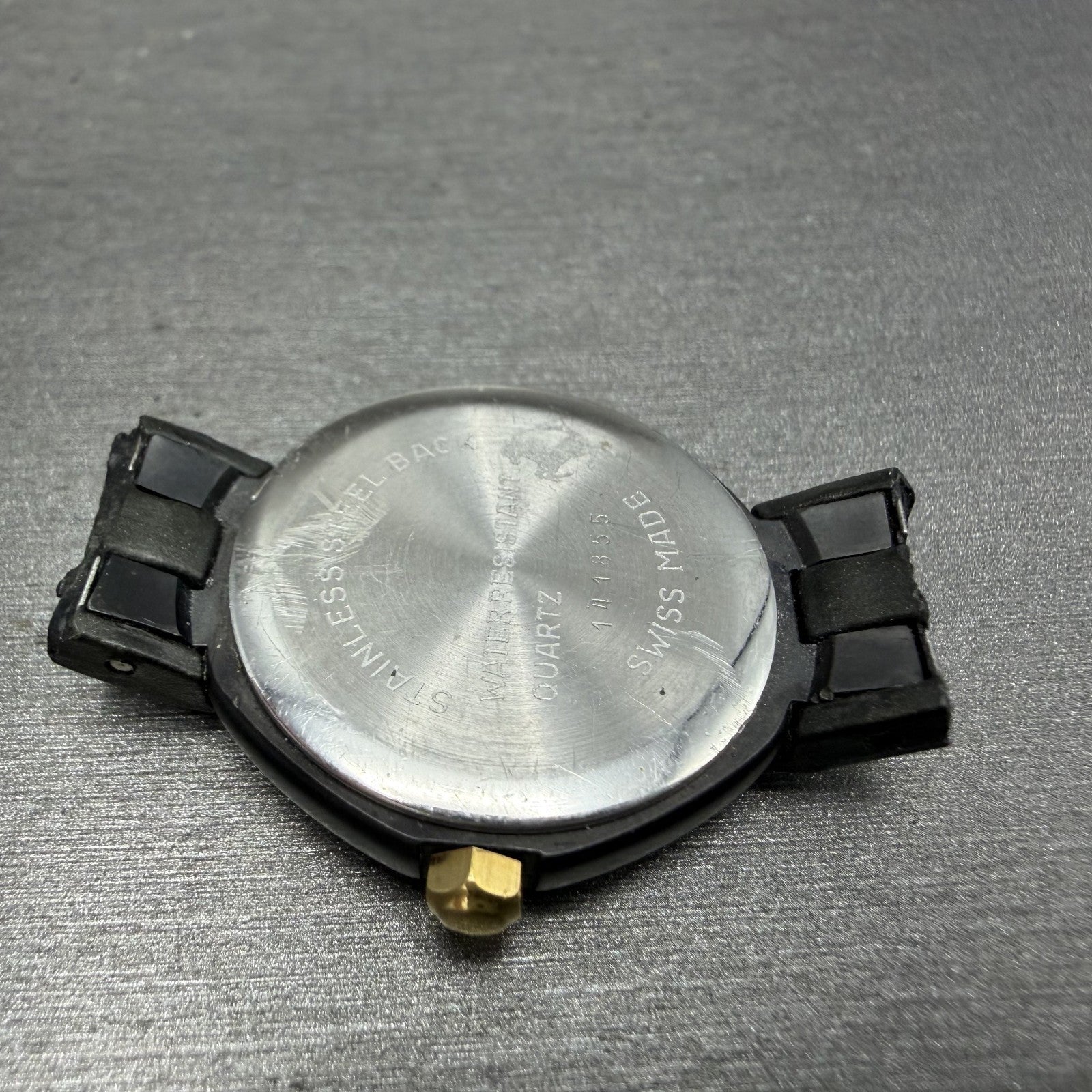 Ferrari Cartier Watch Women 26mm Red Dial Black Tone Date Round New battery8