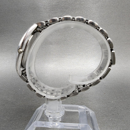 Seiko Lucent Watch Men 33mm Gray Dial Two Tone Round Vintage 5e216e60 PARTS7