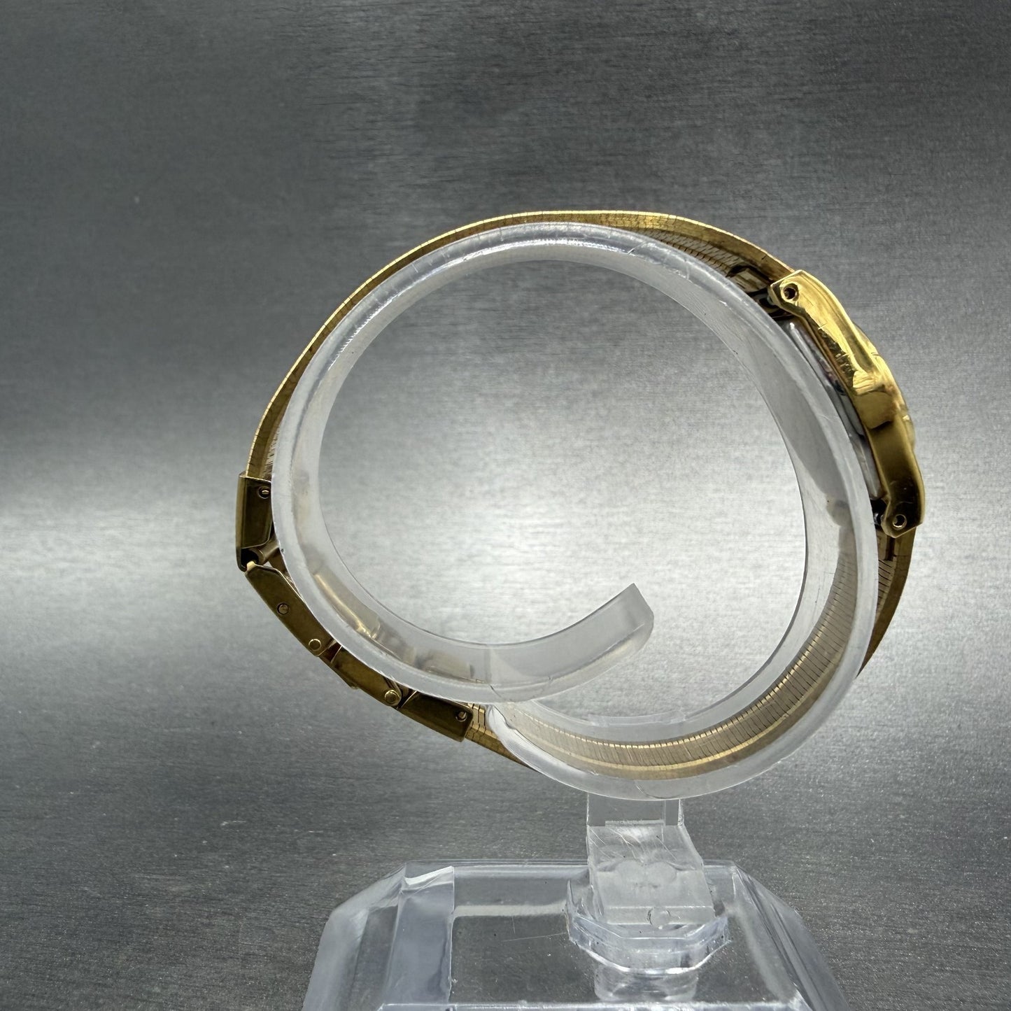 Citizen CQ Watch Women 17mm Champagne Dial Gold Tone Round 3220-320514 New Batt8