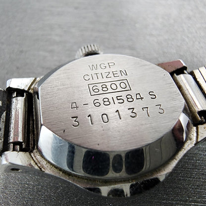 Citizen Watch Women 19mm Silver Dial Silver Tone Manual 4-681584-S Runs