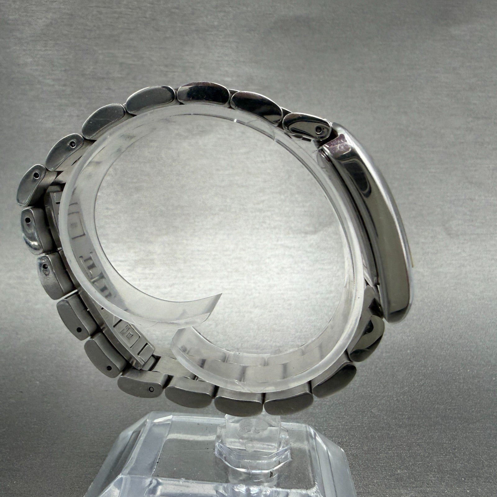 Coach Watch Women 27mm Silver Dial Silver Tone Rectangle W522A New Battery8