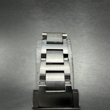 Citizen XC Tank Watch Men 16mm Gray Dial Silver Tone Rectangle 5431-T003982 Runs4