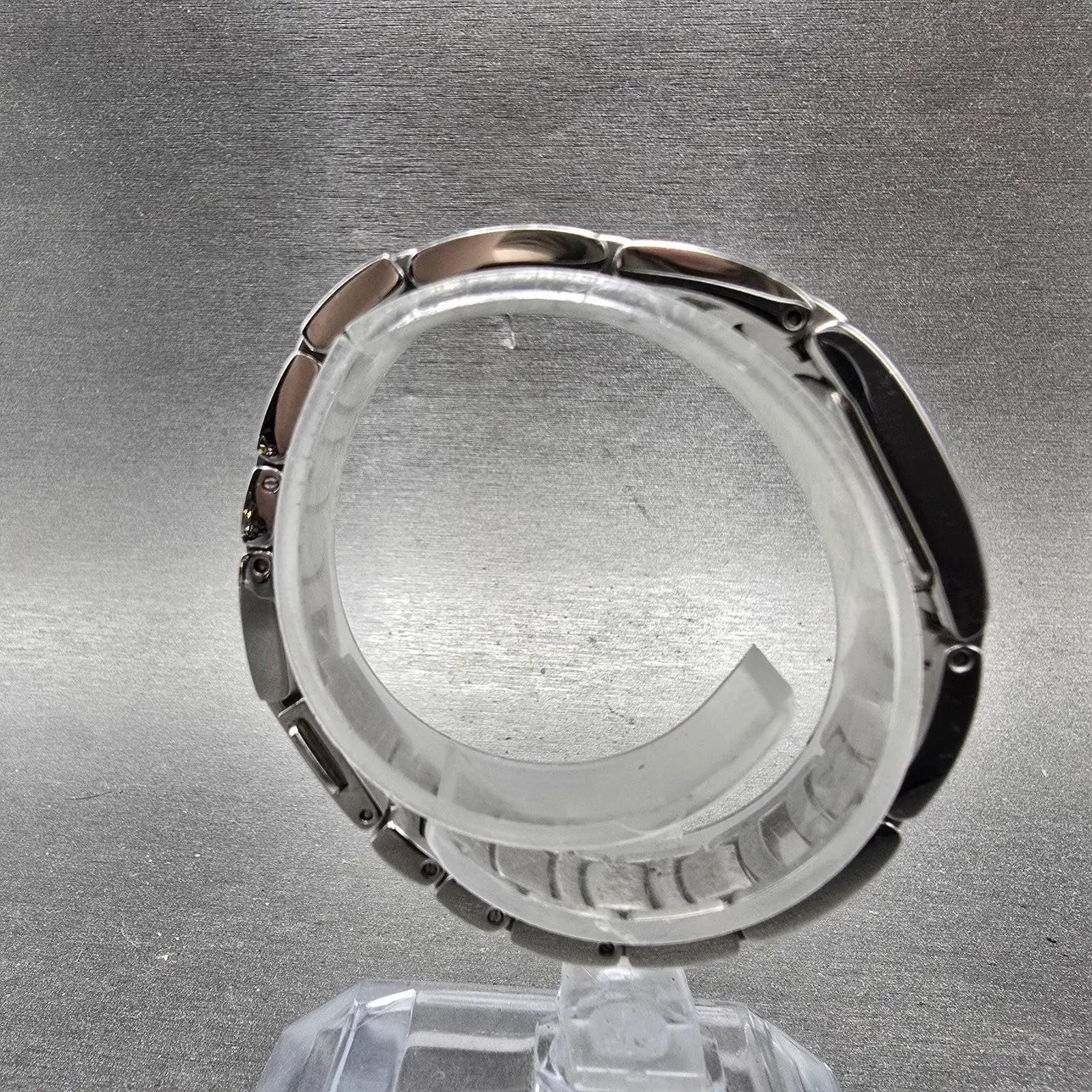 Citizen Tank Watch Women 15mm MOP Dial Two Tone Rectangle G620-S074866 Runs8