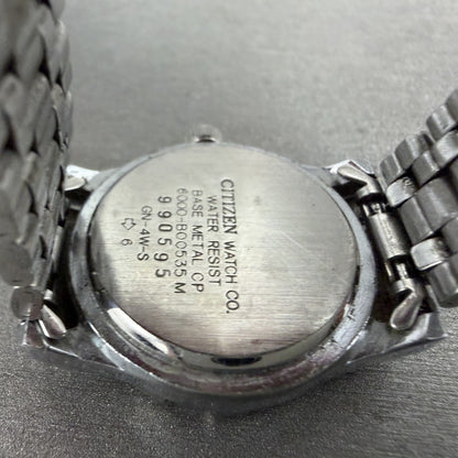 Citizen Watch Women 26mm Black Dial Silver Tone Daydate Round New Battery VTG2
