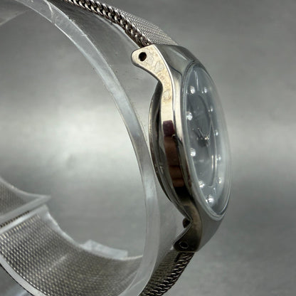 Skagen Watch Women 24mm Black Dial Titanium Mesh Band 233XSTTM New Battery3