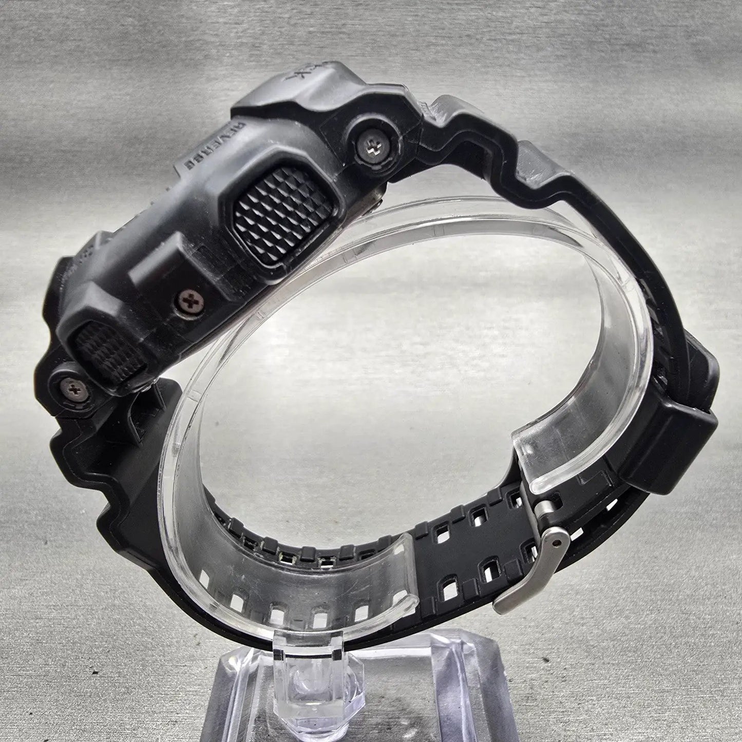 Casio G-Shock GA-100 Watch Men 50mm Black Dial Black Chrono Alarm New Battery KL6