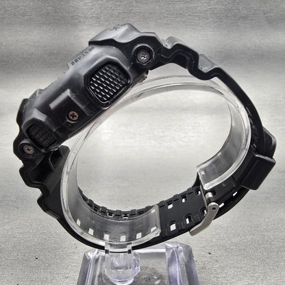 Casio G-Shock GA-100 Watch Men 50mm Black Dial Black Chrono Alarm New Battery KL6