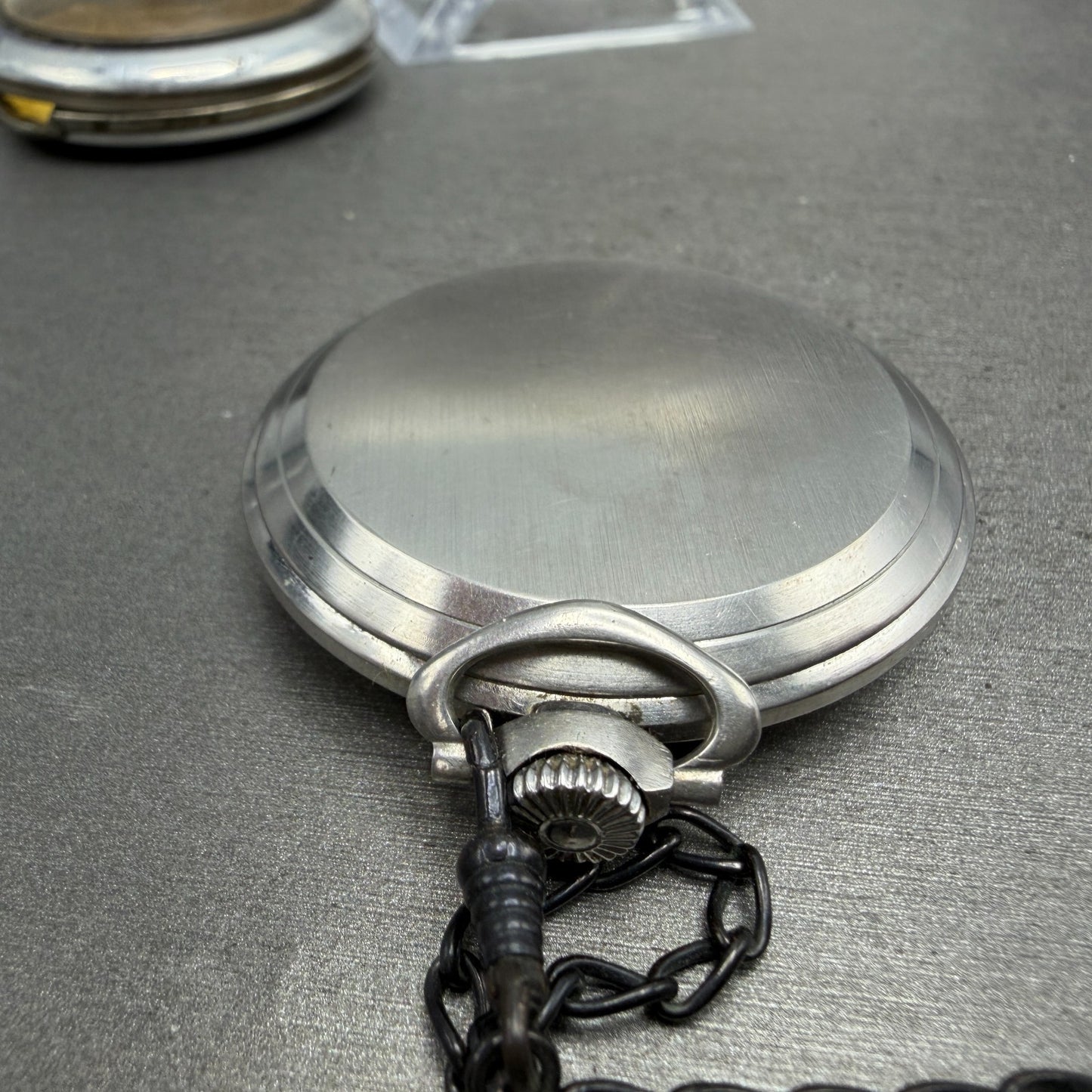 Waltham Pocket Watch 47mm White Dial Silver Tone Grade 220 Manual Wind PARTS!!!!10