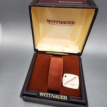 Wittnauer Watch Women 19mm White Dial Steel Round Manual Wind Runs NOS