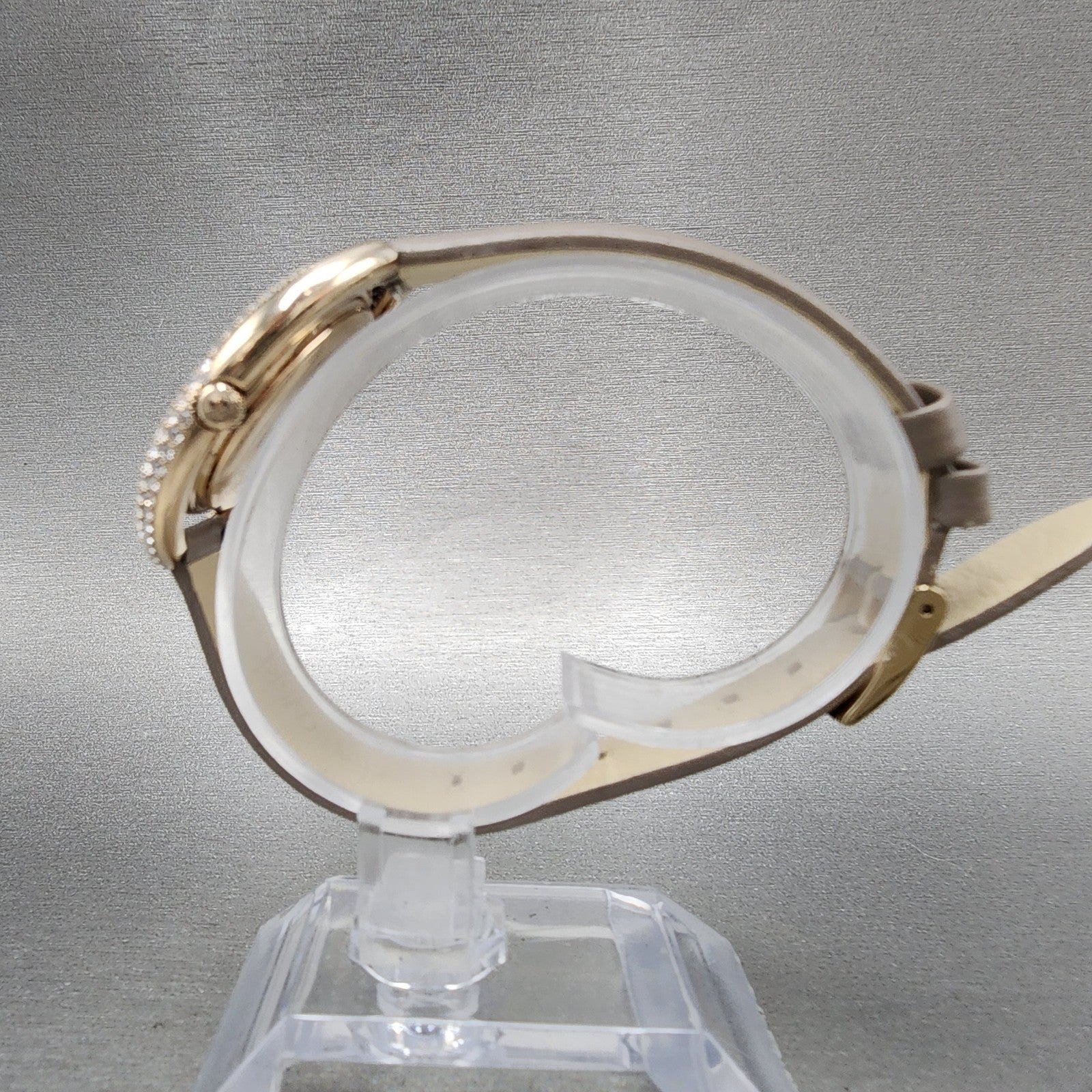 Swarovski Duo Watch Women 33mm Brown Dial Rose Gold Tone Oval 5484376 New Batt6