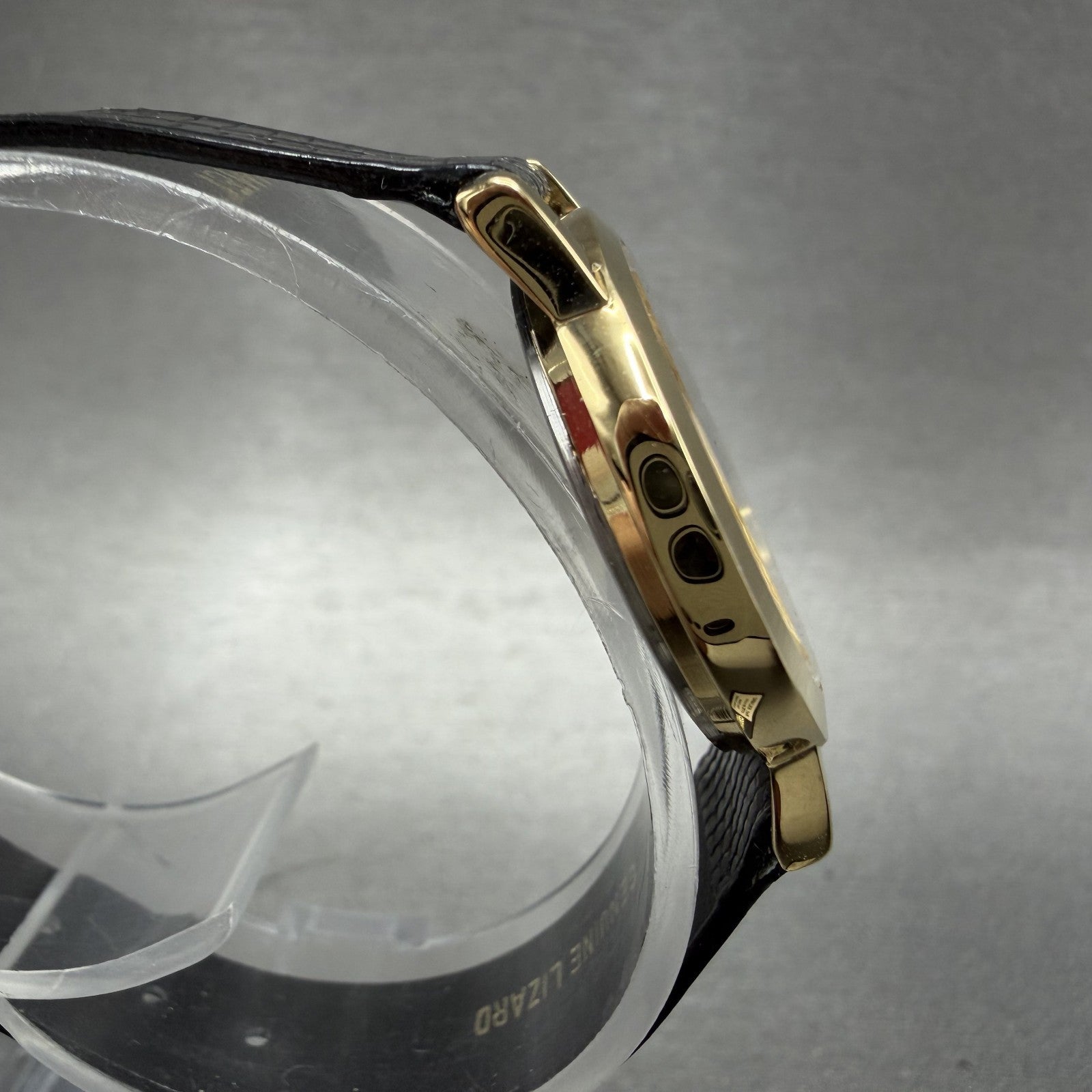 Seiko Watch Women 26mm Blue Dial Gold Tone Round 1N000A29 New Battery NOS3