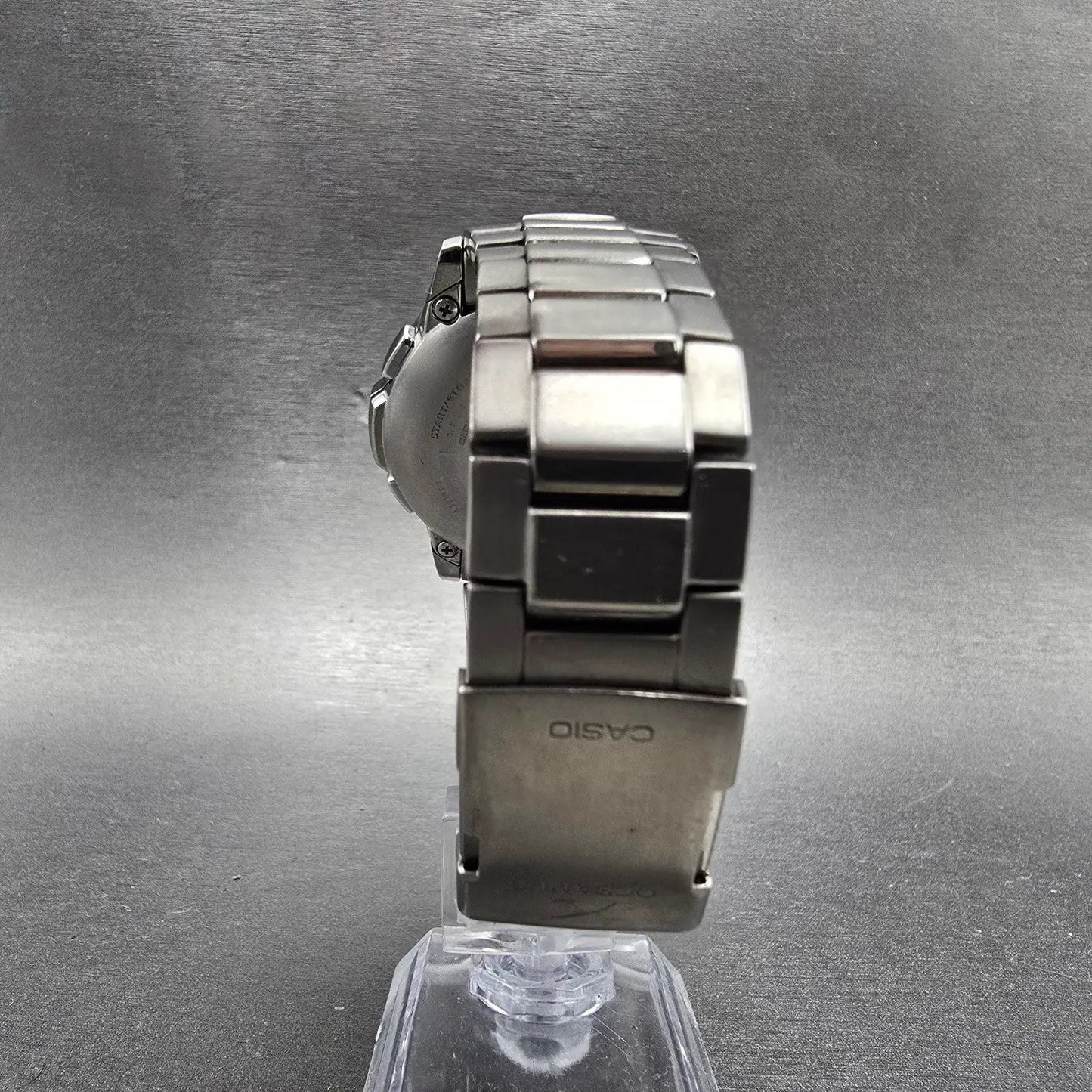 Casio Oceanus OCW-500TDJ Watch Men 45mm Blue Dial Titanium Daydate Round Solar8