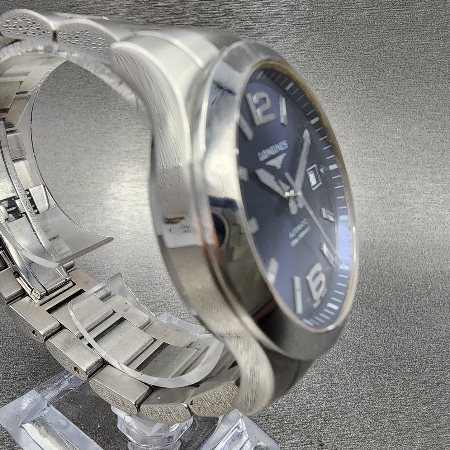Longines Conquest Automatic Watch Men 39mm Blue Dial Steel L3.77.6.4.99.6 PARTS4