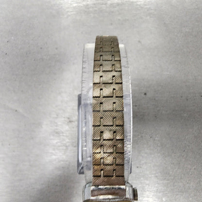 VTG Seiko Special Watch Women 18mm Silver Dial Gold Plated Rectangle Manual Wind4