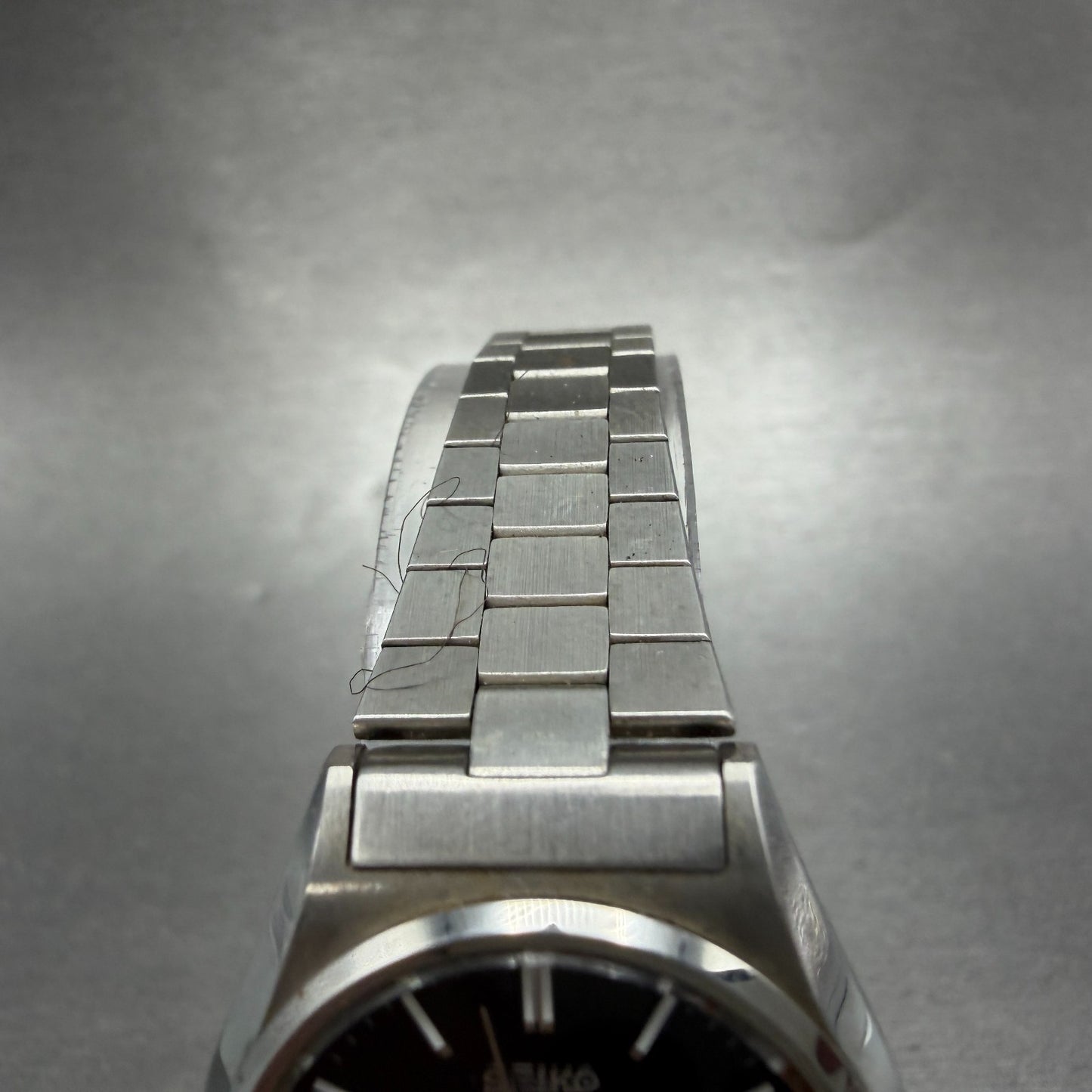 Seiko Watch Women 26mm Black Dial Silver Tone Daydate 2626-0050 New Battery VTG4