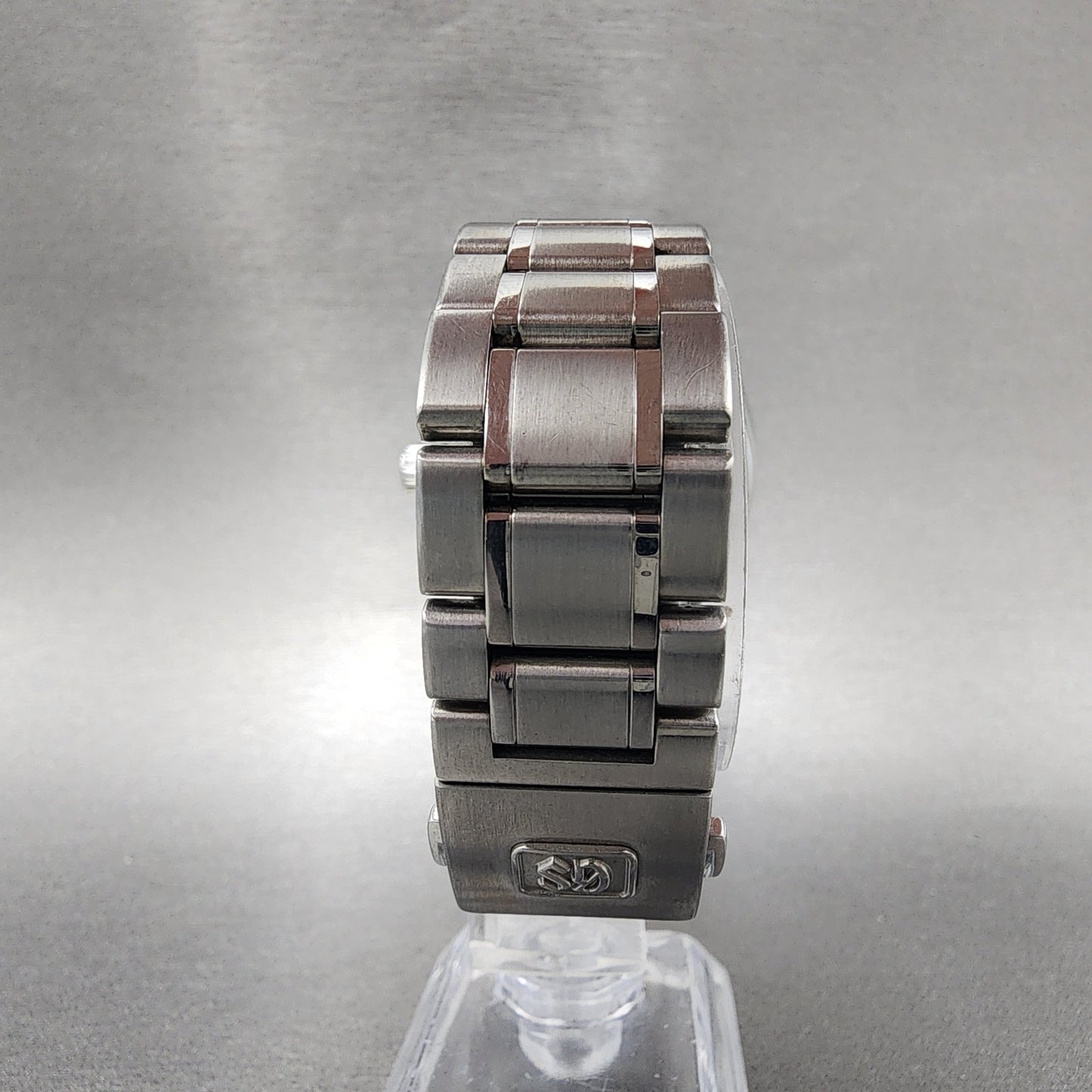 Grand Seiko SBGA001 Watch Men 40mm Champagne Dial Date Steel Date Full Set7