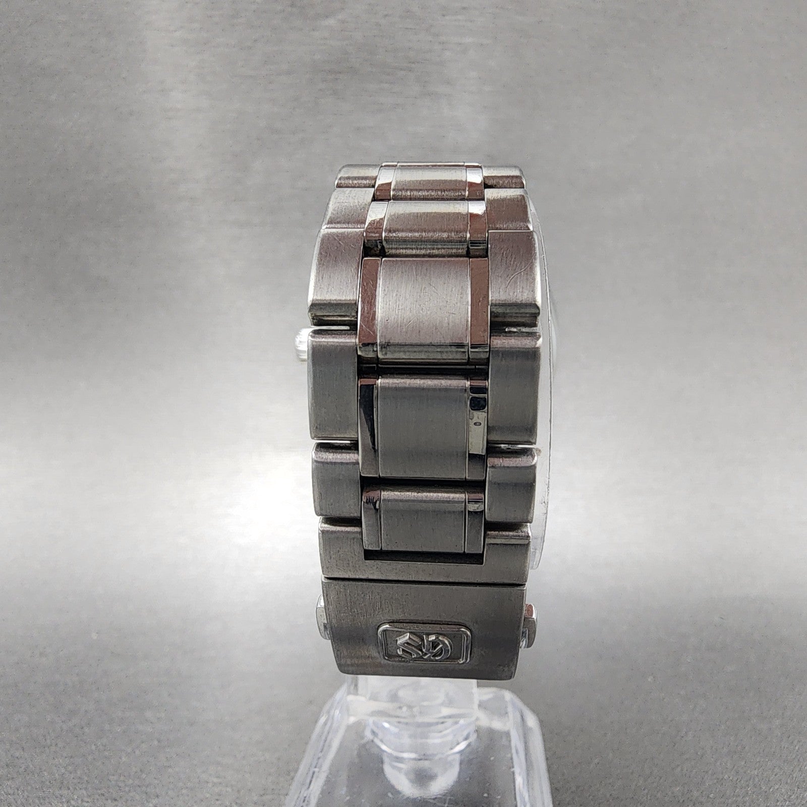 Grand Seiko SBGA001 Watch Men 40mm Champagne Dial Date Steel Date Full Set7