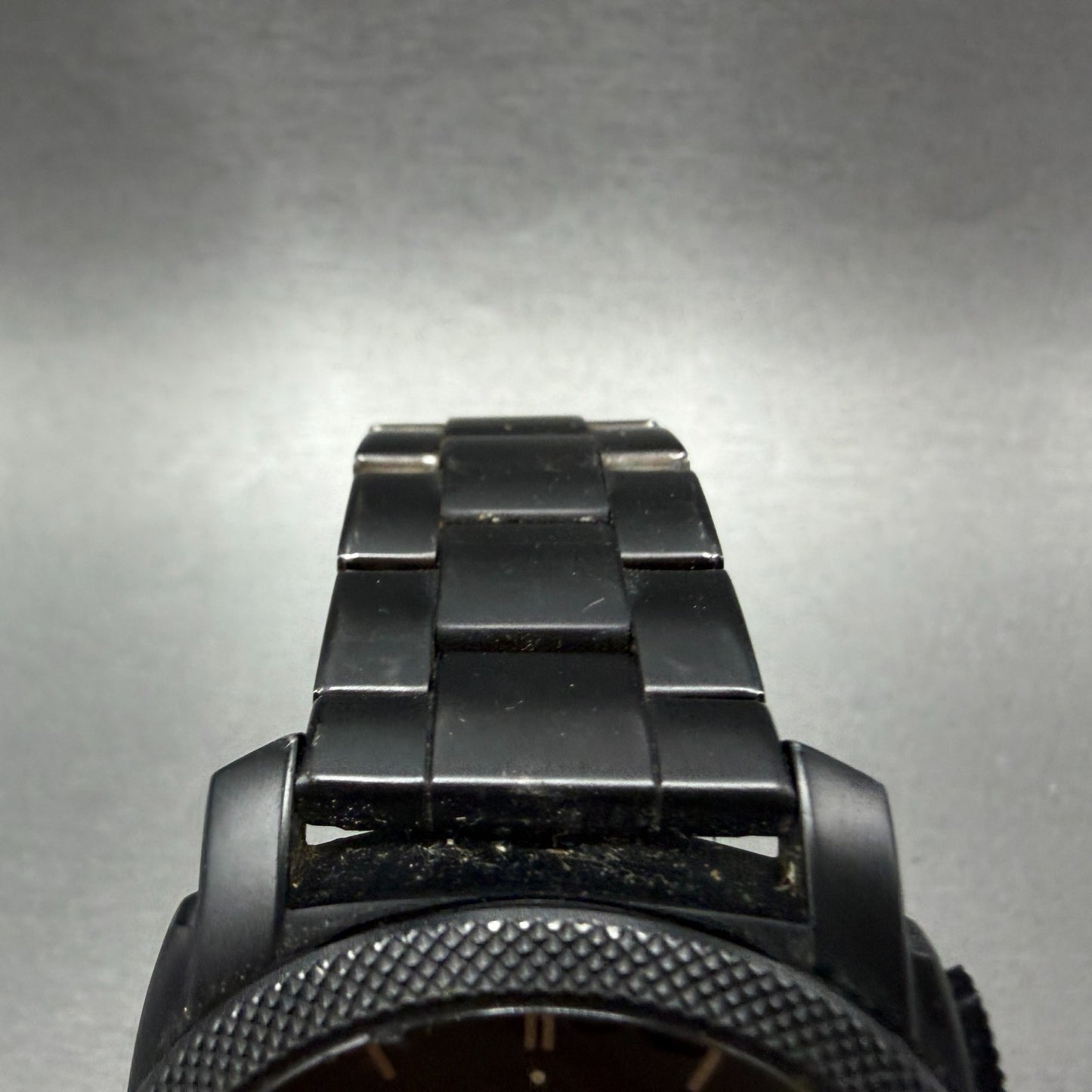 Fossil Machine Chronograph Watch Men 42mm Brown Dial Black Tone FS-4682 New Batt4