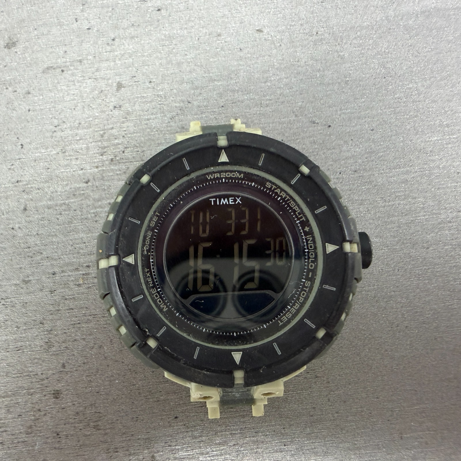 Timex Expedition Trail Watch Men 49mm Black Gray Digital Compass Alarm New Batt0
