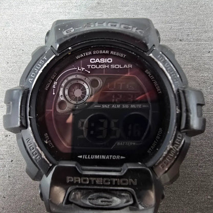 Casio G-Shock GR-8900A Watch Men 53mm Black Alarm Chronograph Solar READ!!!!!1