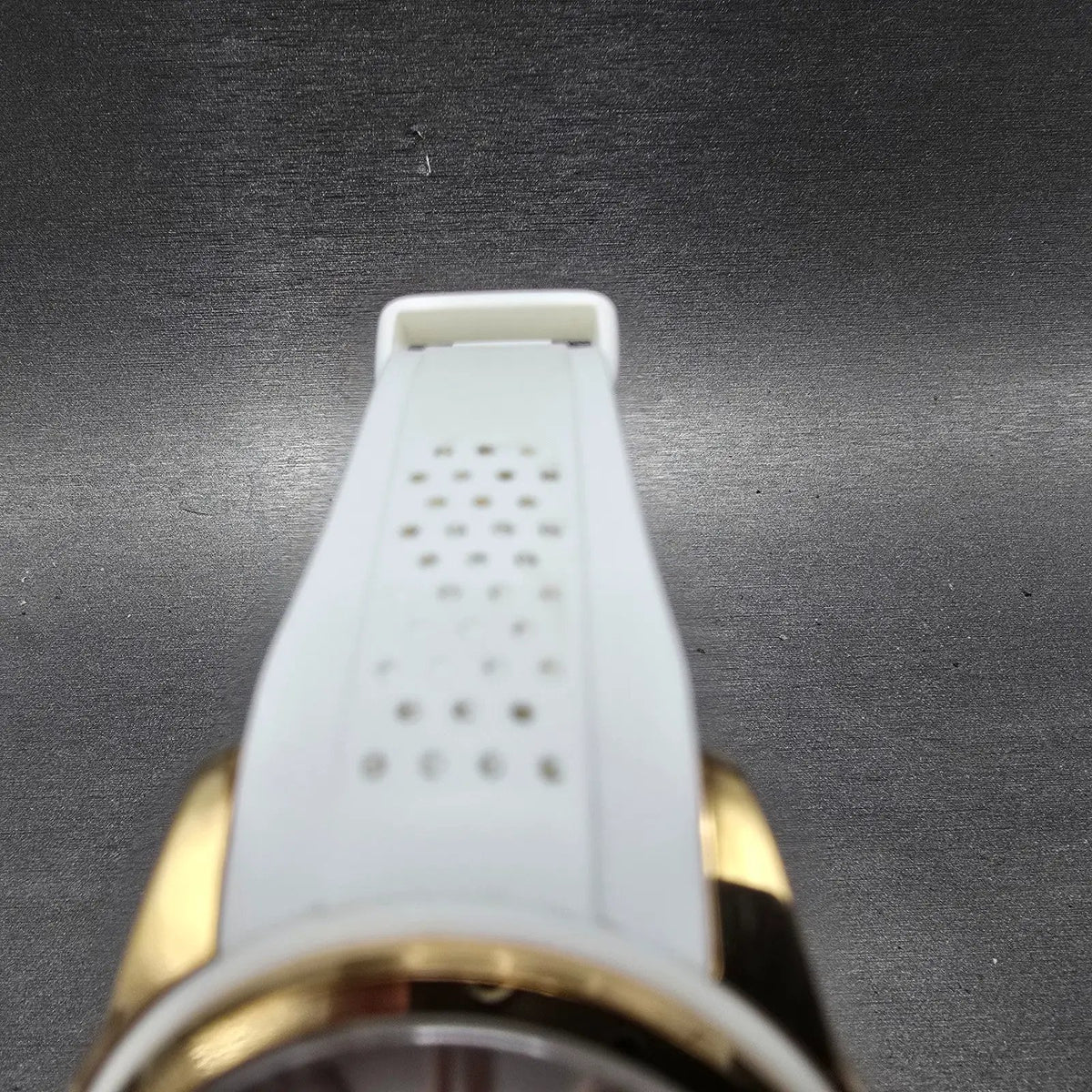 Citizen Eco-drive Veya Watch Women 38mm White Dial Gold Tone Date Round Works4