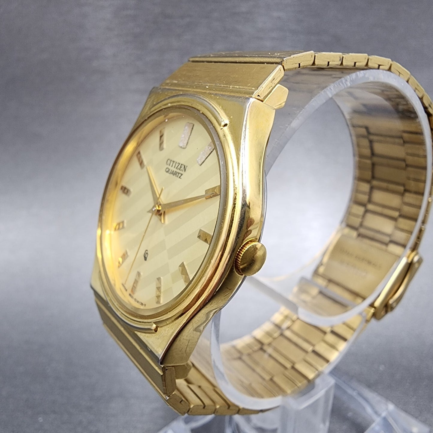 Citizen CQ Watch Women 30mm Champagne Dial Gold Tone Round 6031G04118 PARTS3