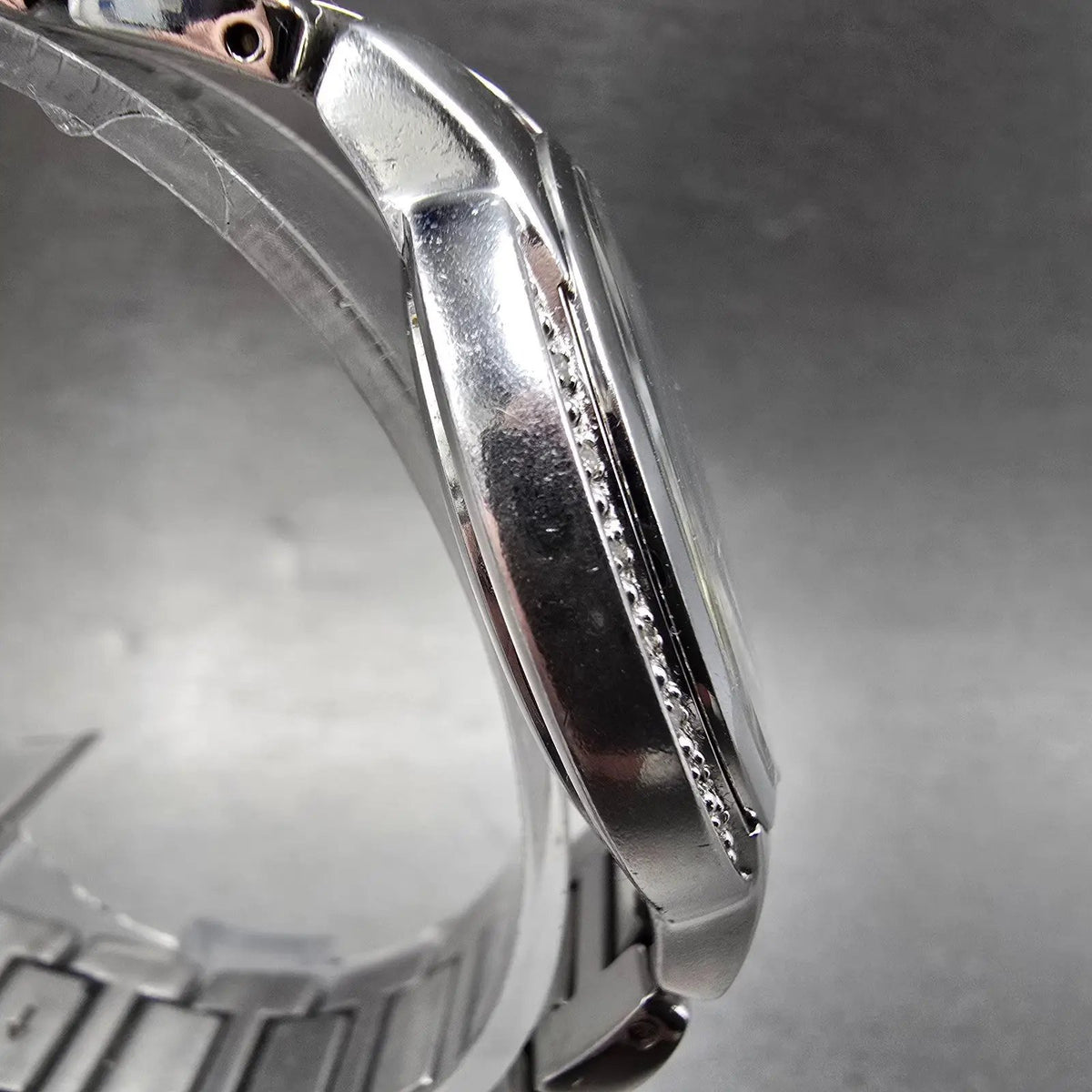 Citizen Eco-Drive Ciena Watch Women 35mm White Dial Steel Diamonds EM0090-57A3