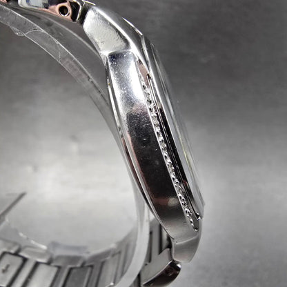 Citizen Eco-Drive Ciena Watch Women 35mm White Dial Steel Diamonds EM0090-57A3