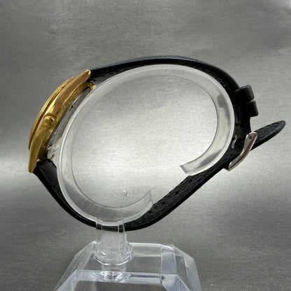 Seiko Spirt Watch Men 37mm Luminous Dial Gold Date Round 7N42-8120 New Battery6