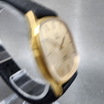 Omega Deville Watch Men 31mm Champagne Dial Gold Tone 1910073 New Battery3
