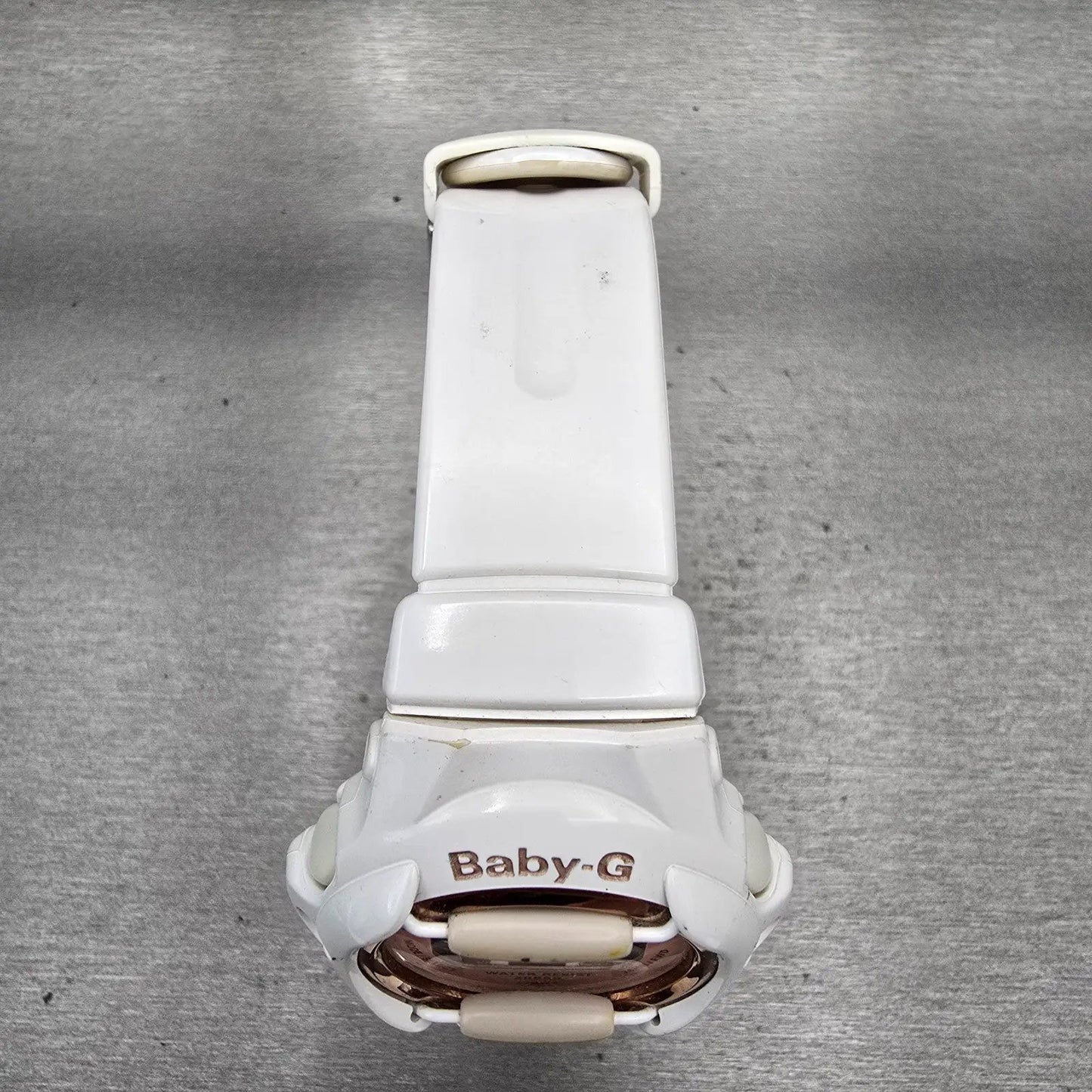 Casio Baby-G BG-169G Watch Women 43mm Rose Gold Dial White Chrono Alarm New Batt4