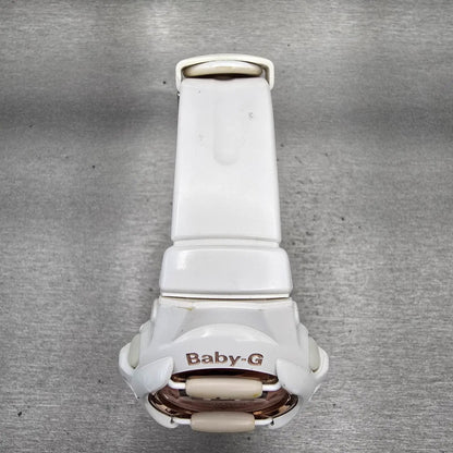 Casio Baby-G BG-169G Watch Women 43mm Rose Gold Dial White Chrono Alarm New Batt4