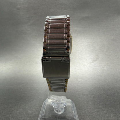 Seiko Spirit Tank Watch Men 26mm Champagne Dial Two Tone 8N41-5180 New Battery7